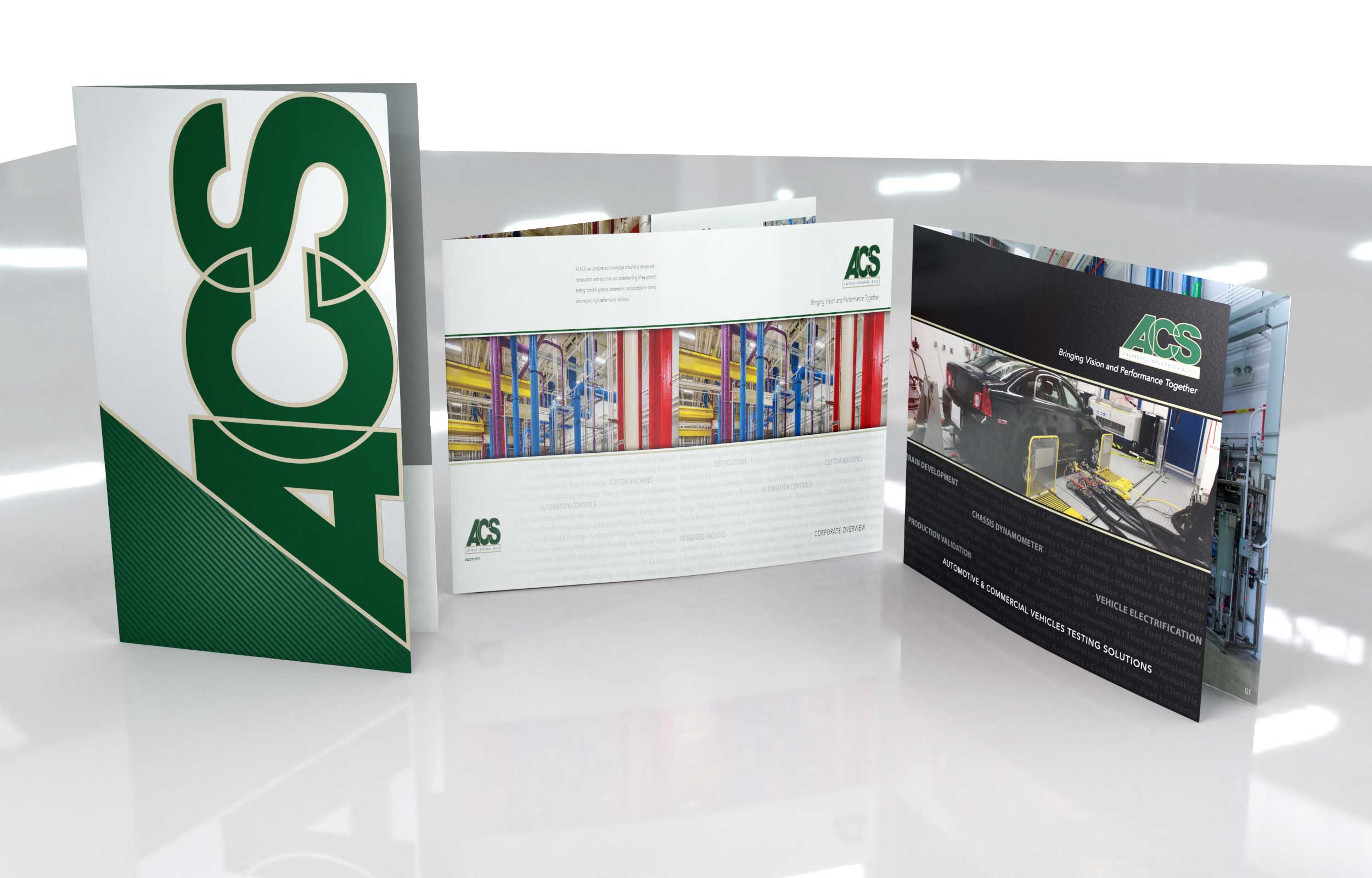 NAVEO creates brand development strategy for ACS that includes new marketing collateral ideas.