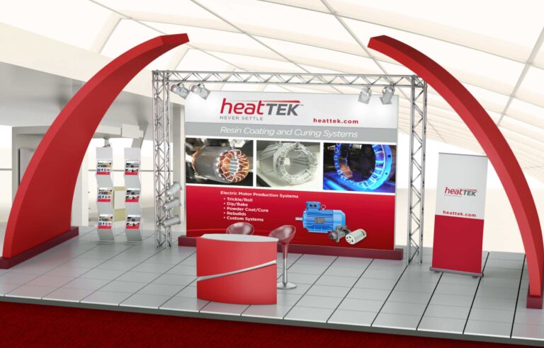 big bright trade show exhibit display